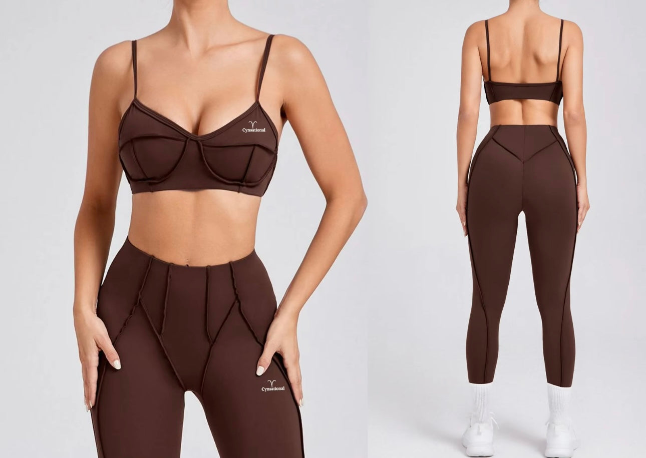 Chocolate 2 piece pant set