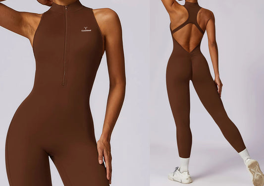 Chocolate jumpsuit